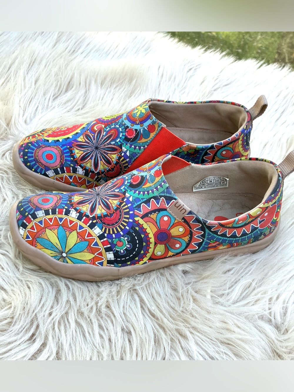Uin Blossom Slip On Loafers Sz 8 - Picture 2 of 8